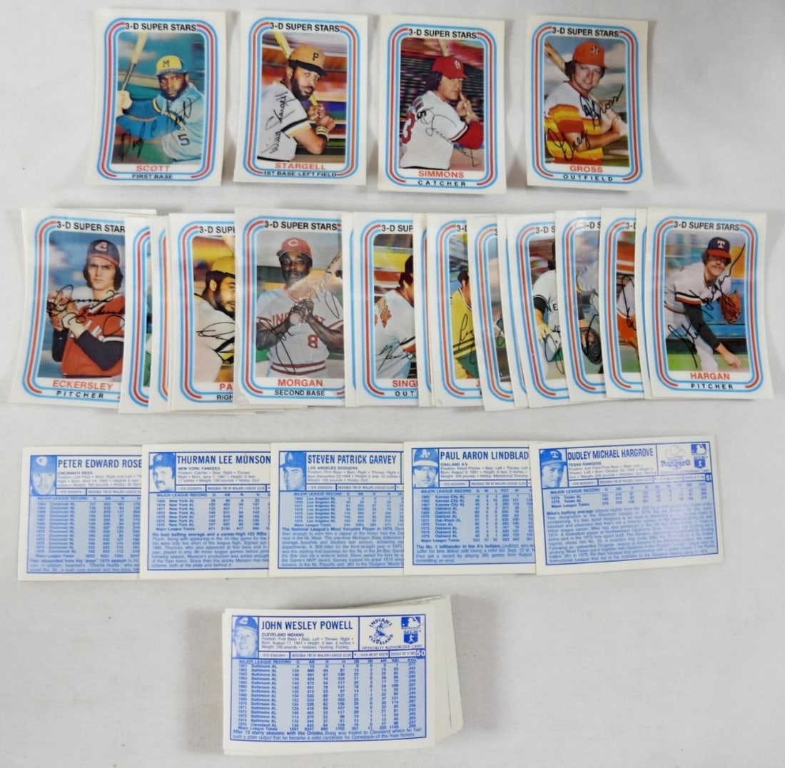 1976 KELLOGG's 3-D BASEBALL SET (1 of 2)