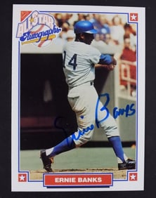 1993 ERNIE BANKS AUTO ALL STAR CARD