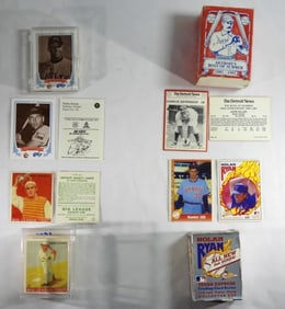 (4) THROWBACK BASEBALL CARDS - REPRINT