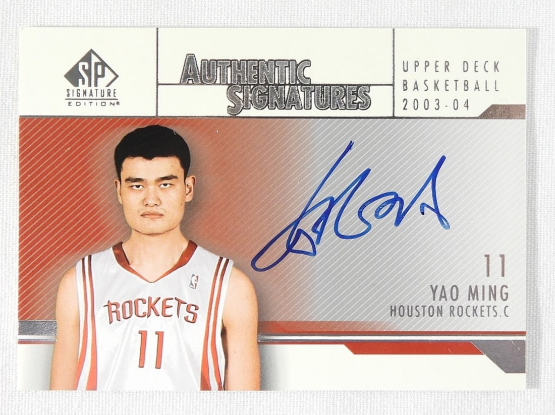 YOA MING 2003-04 AUTH SIGNATURES CARD (1 of 2)