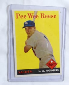 PEE WEE REESE 1959 TOPPS BASEBALL CARD