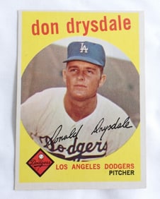 DON DRYSDALE 1959 TOPPS BASEBALL CARD