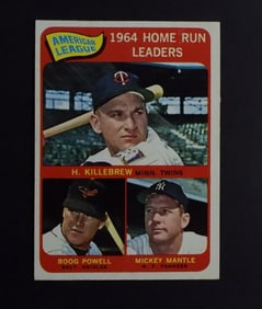 1964 HOME RUN LEADERS-MANTLE, KILLEBREW