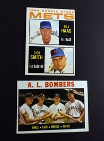1964 TOPPS #331 A.L. BOMBERS CARD - GOOD