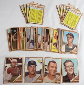 1962 TOPPS BASEBALL CARDS