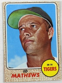 1968 TOPPS ED MATHEWS BASEBALL CARD