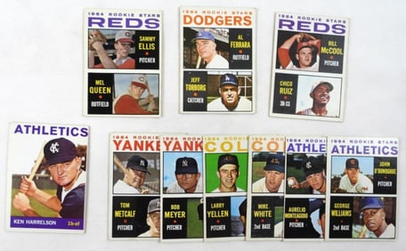(10)1964 TOPPS ROOKIE STARS BASEBALL CRDS