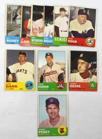 (11) 1963 TOPPS MIXED BASEBALL CARDS