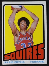 1972-73 TOPPS #195 JULIUS ERVING ROOKIE