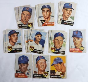 (18) 1953 TOPPS CARDS