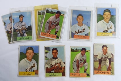 (10) 1954 BOWMAN CARDS