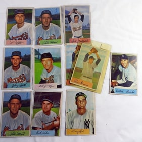 (11) 1954 BOWMAN CARDS