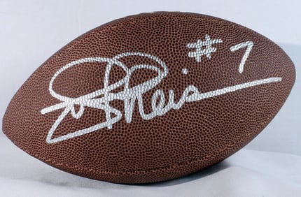 JOE THEISMAN #7 AUTOGRAPHED FOOTBALL