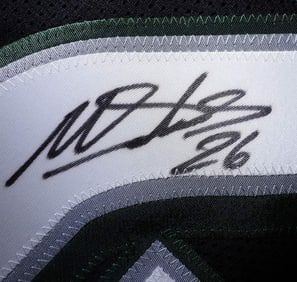 MILES SANDERS EAGLES SIGNED JERSEY
