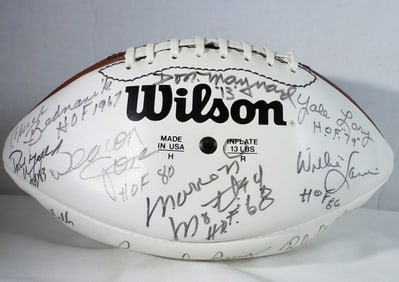 17 AUTO INAUGURAL PRO FOOTBALL HOF