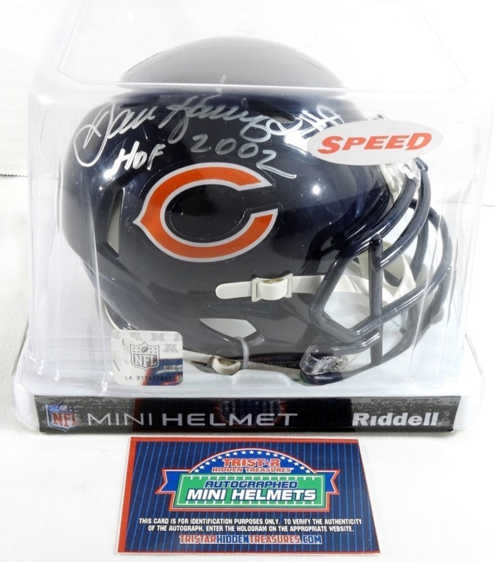 DON HAMPTON BEARS SIGNED MINI HELMET (1 of 6)