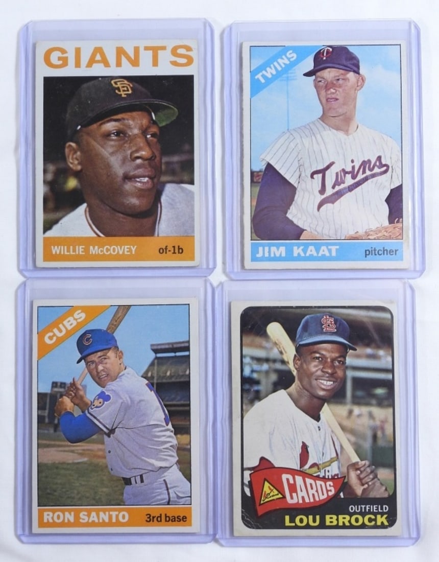 (4) TOPPS 1960's BASEBALL CARDS (1 of 2)