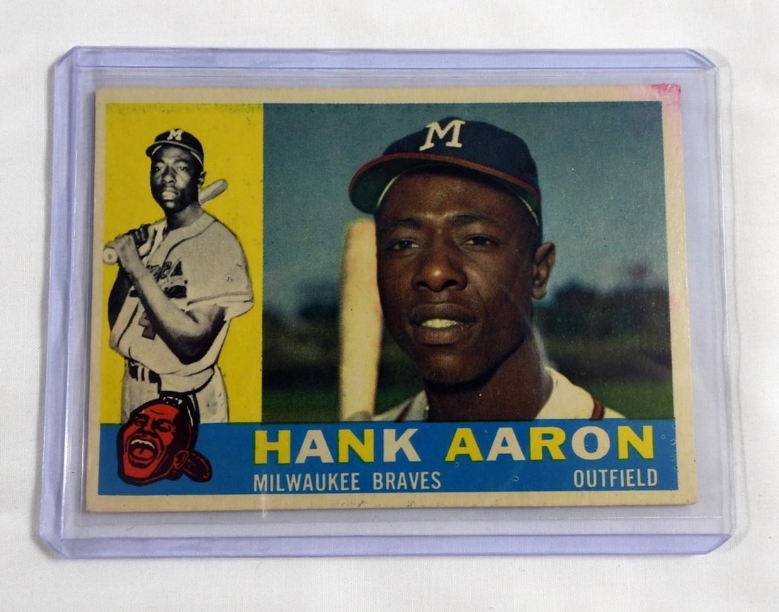 1960 TOPPS #300 HANK AARON (1 of 2)