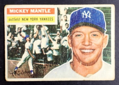 1956 TOPPS #135 MICKEY MANTLE