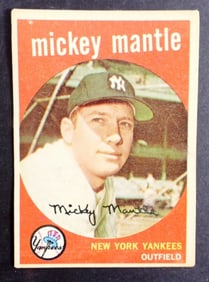 1959 TOPPS #10 MICKEY MANTLE