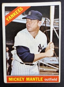 1966 TOPPS #50 MICKEY MANTLE