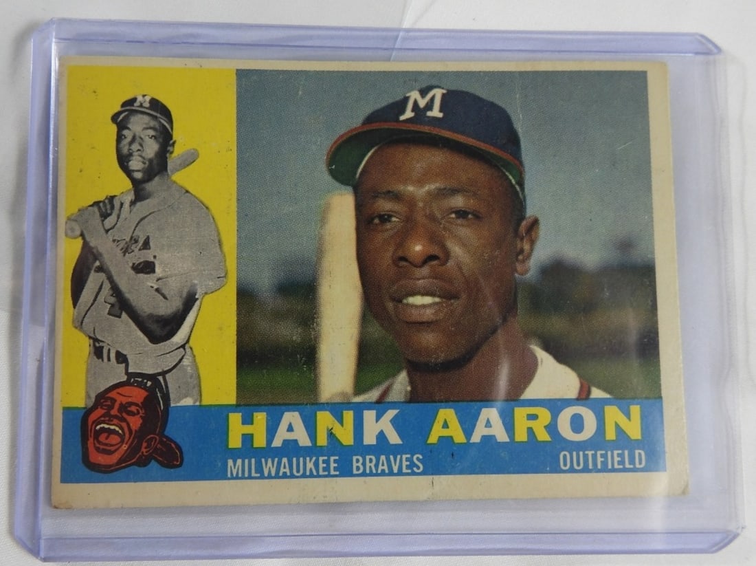 1960 TOPPS #300 HANK AARON (1 of 2)
