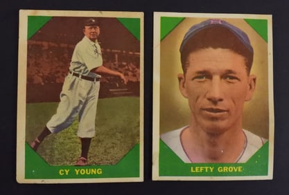 (2) 1960 FLEER #60 LEFTY GROVE & #47