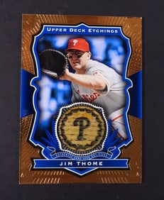 JIM THOME UPPER DECK BAT CARD