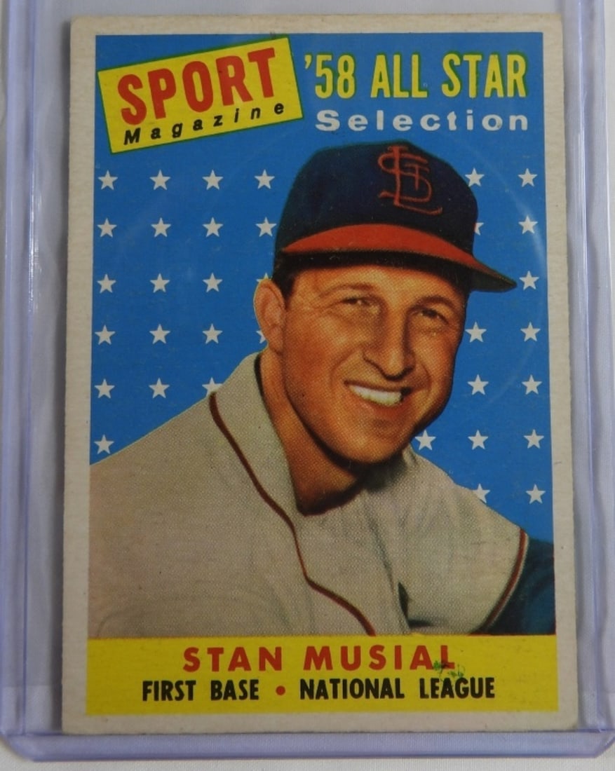 1958 TOPPS #476 STAN MUSIAL AS: NICE VGEX
