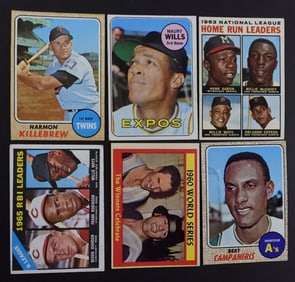 (6) 1960s STAR CARD LOT