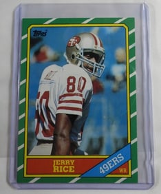 1986 TOPPS #161 JERRY RICE ROOKIE
