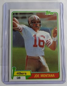1981 TOPPS #216 JOE MONTANA ROOKIE