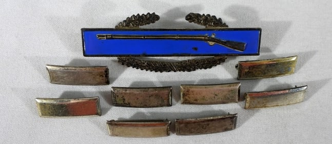 STERLING MILITARY PINS - WWII INFANTRY