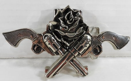 ROCK REBEL BELT BUCKLE w/ZIPPO LIGHTER