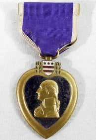 PURPLE HEART FOR MILITARY MERIT "NAMED"