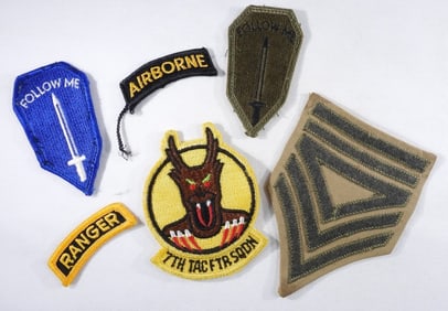 (6) MIXED LOT OF PATCHES