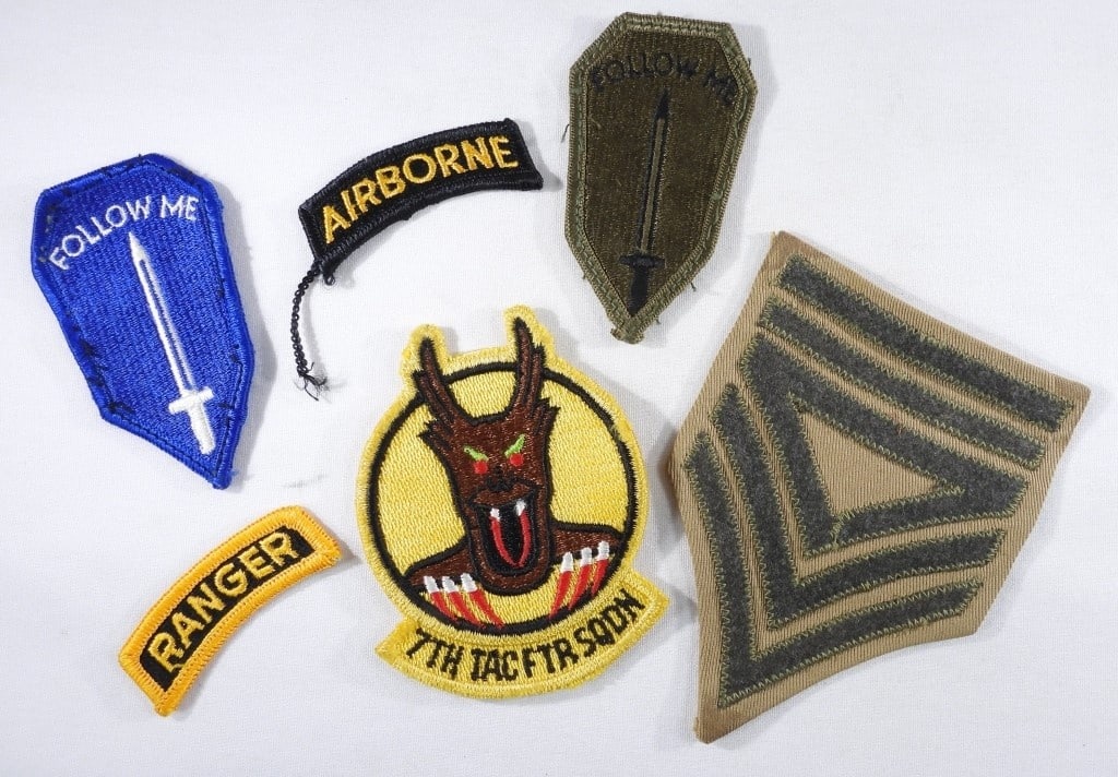 (6) MIXED LOT OF PATCHES (1 of 2)