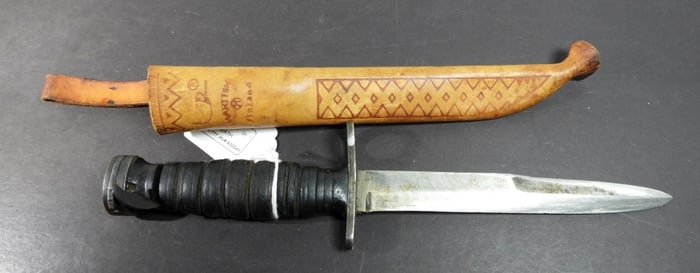 J MARTINI FINDLAY KNIFE WITH SHEATH