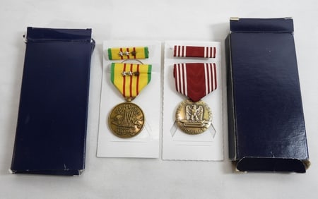 1- U.S GOOD CONDUCT, 1-VIETNAM SERVICE MEDALS