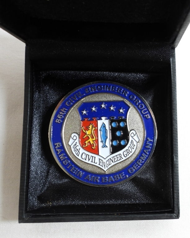 86TH CIVIL ENGINEER GROUP CHALLENGE COIN (1 of 4)