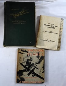 (3) 1940's AIRCRAFT BOOKS