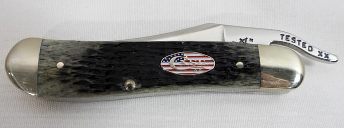 CASE XX RUSSLOCK PITCH BLACK KNIFE