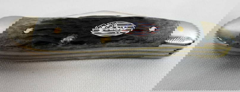 CASE XX PEANUT PITCH BLK KNIFE: 6220 SS LIKE NEW IN BOX