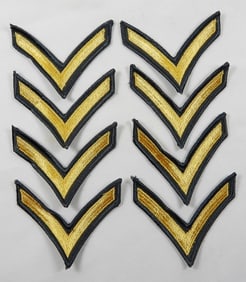8 VINTAGE US ARMY SERGEANT PATCHES