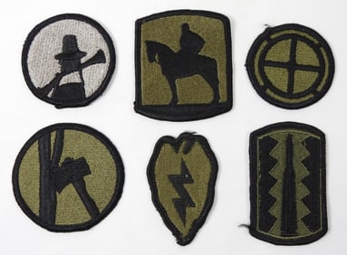US ARMY INFANTRY PATCHES (6)