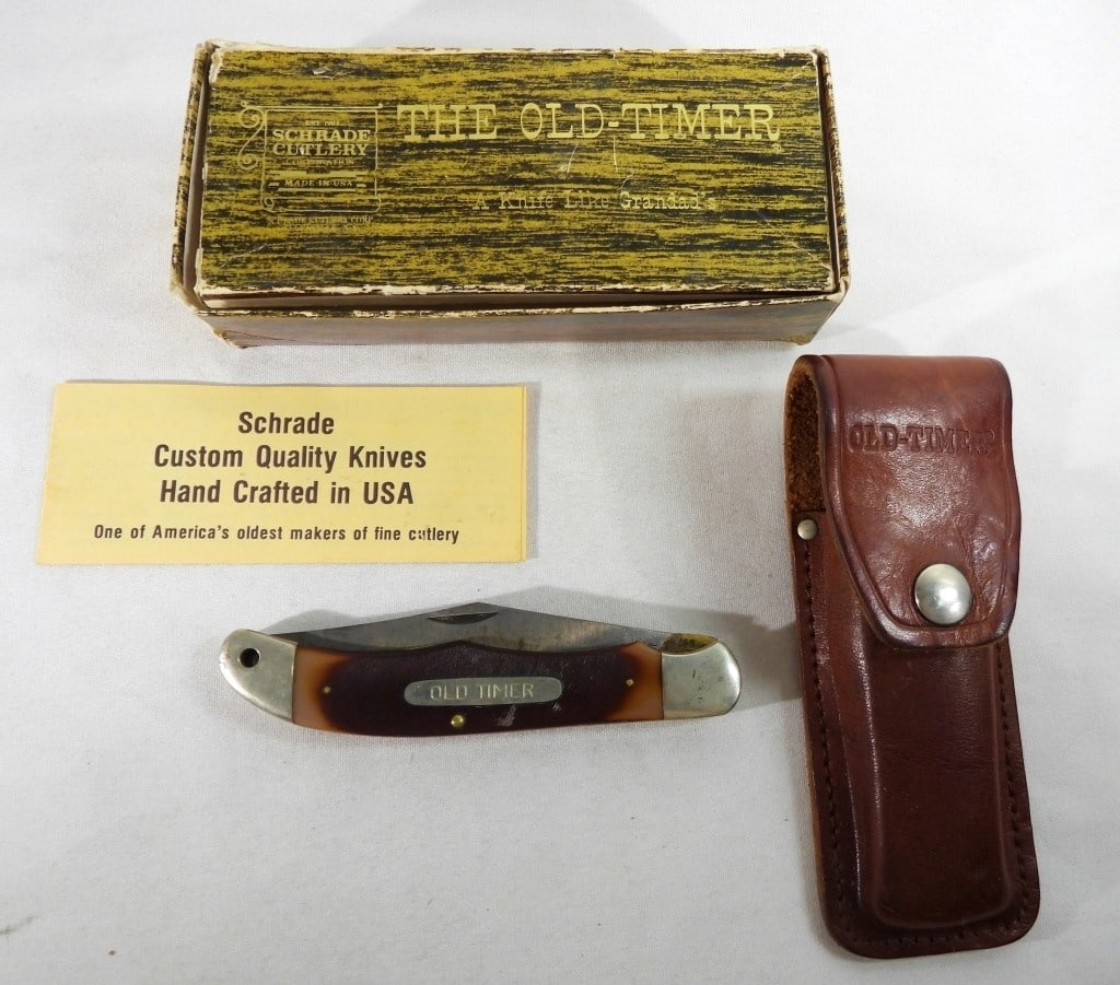 OLD TIMER KNIFE W/ CASE (1 of 4)