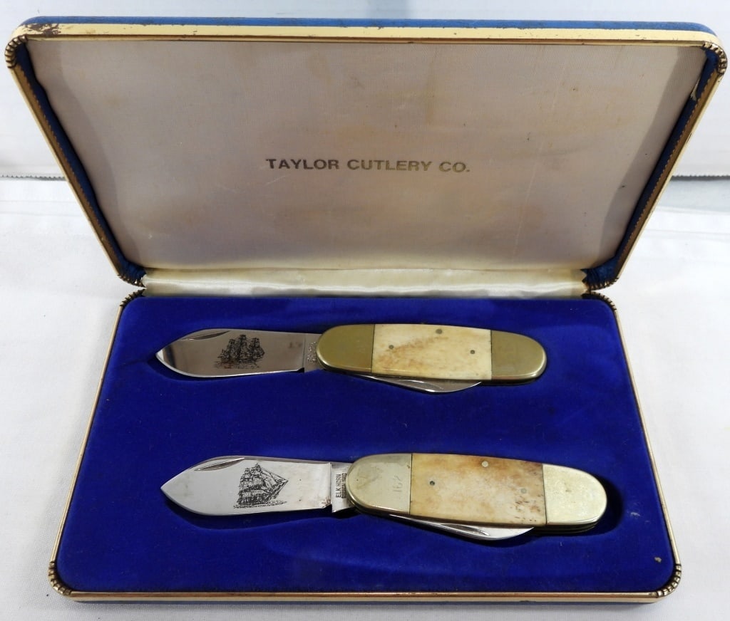 TAYLOR CUTLERY CO. US RALEIGH 1OF 1000: GREAT AMERICAN SHIPS U.S. CONSTITUION U.S. RALEIGH 1 OF 1000