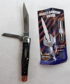 HARLEY DAVIDSON 3 BLADE POCKET KNIFE