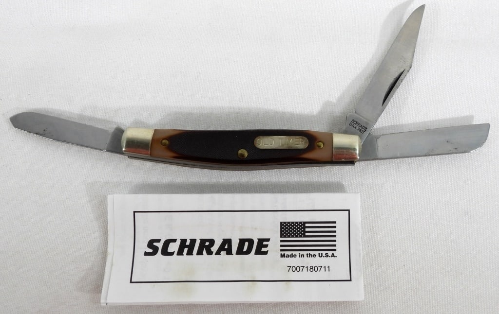 SCHRADE OLD TIMER POCKET KNIFE (1 of 2)