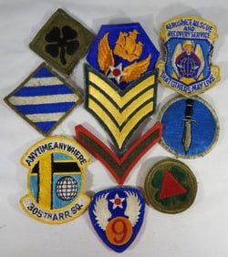 (10) MILITARY PATCHES